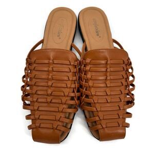 Comfortview Wendy Sandals Comfortview Shoe Mule Slides Huarache‎ Tan 11